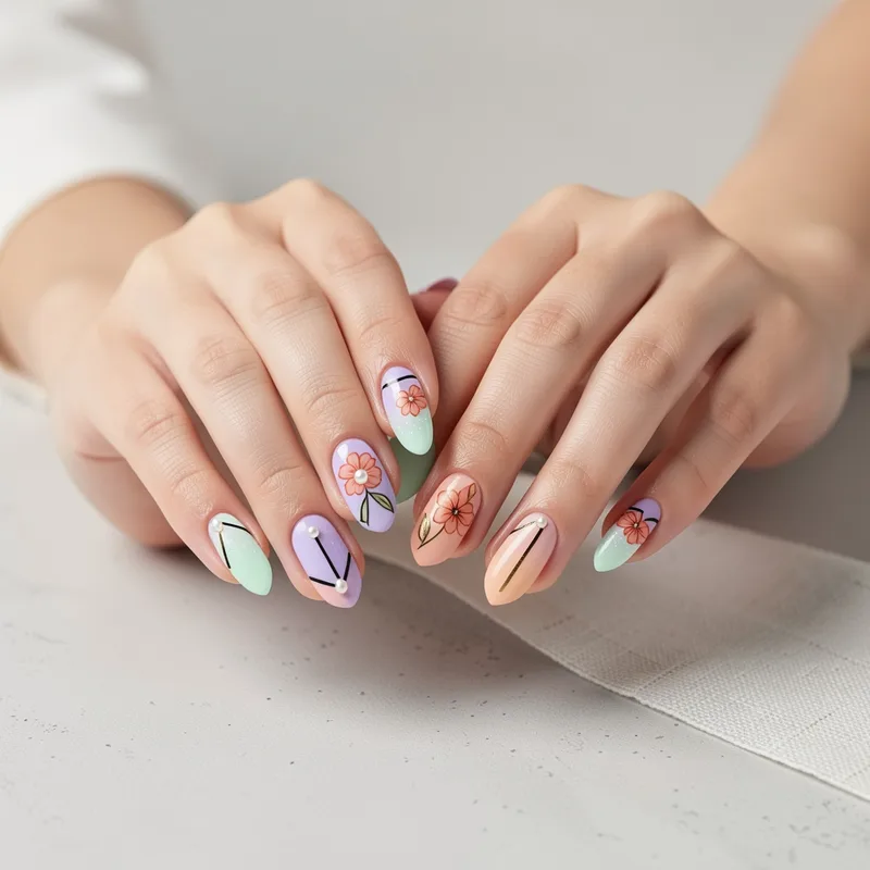 Nail art printemps 2026 : tendances, couleurs et techniques